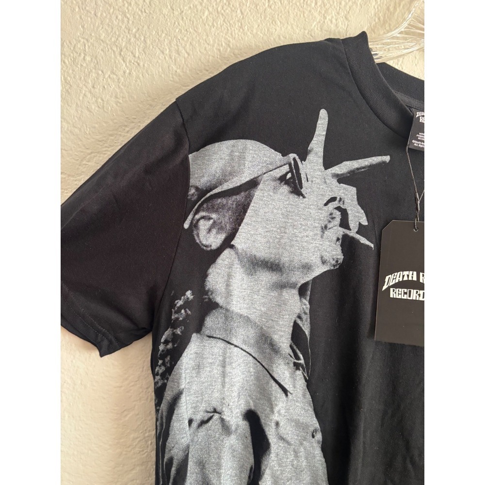 Death Row Records Snoop Dogg Graphic T-Shirt Size M Black Short Sleeve Tee - Picture 3 of 5